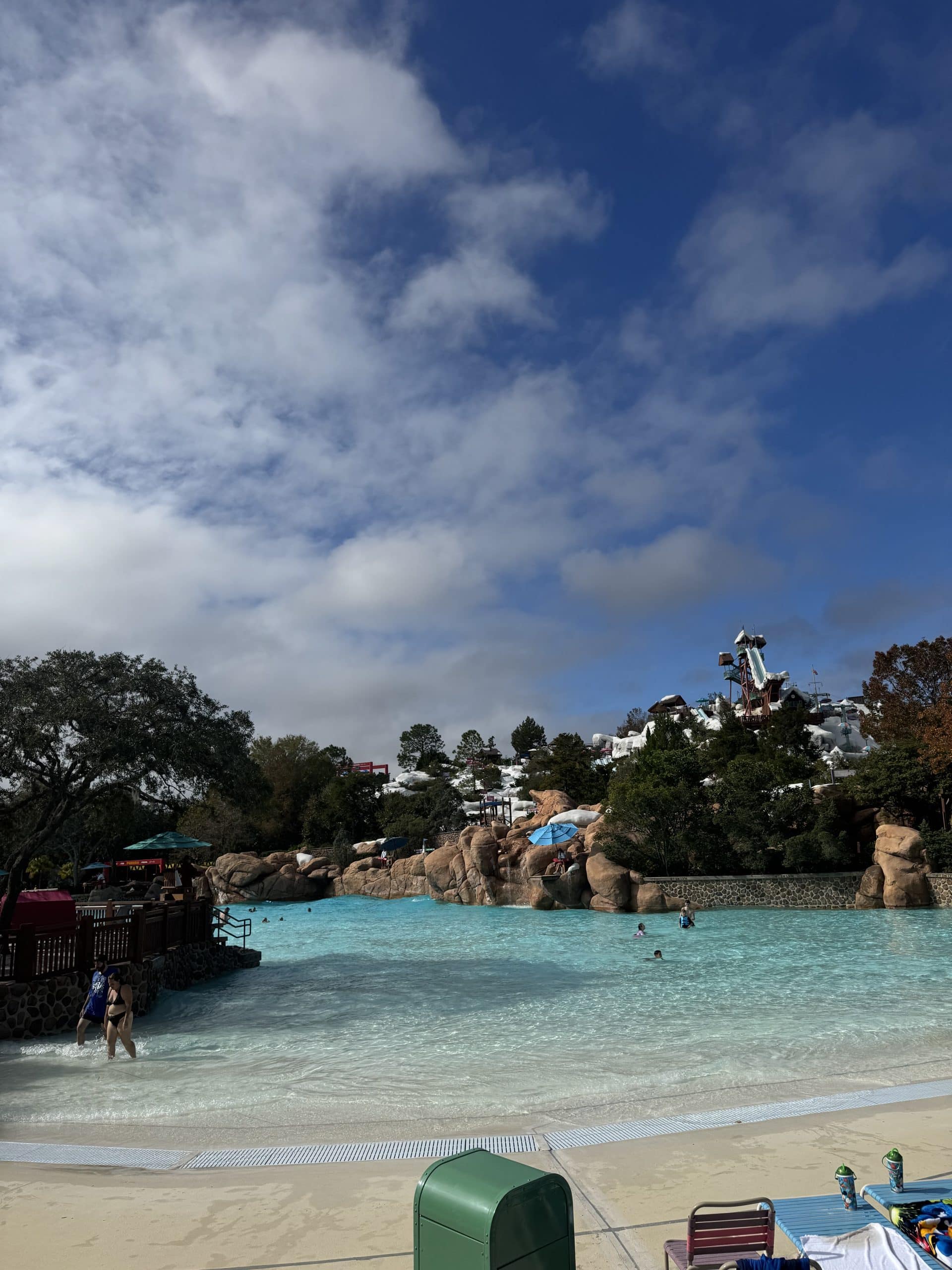 wave pool and water slides at Disney's Blizzard Beach water park