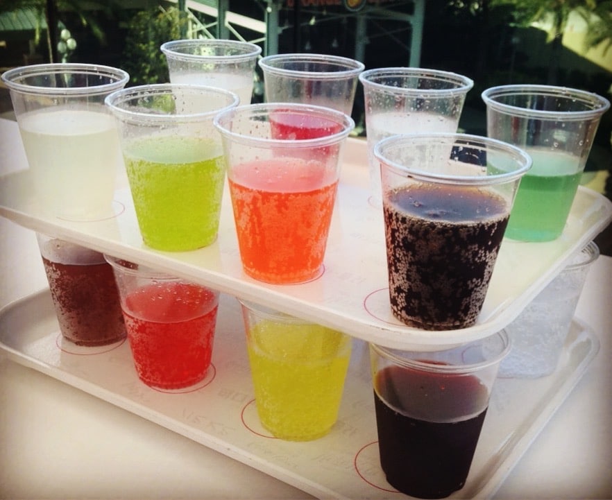16 flavors of Coca Cola from around the world