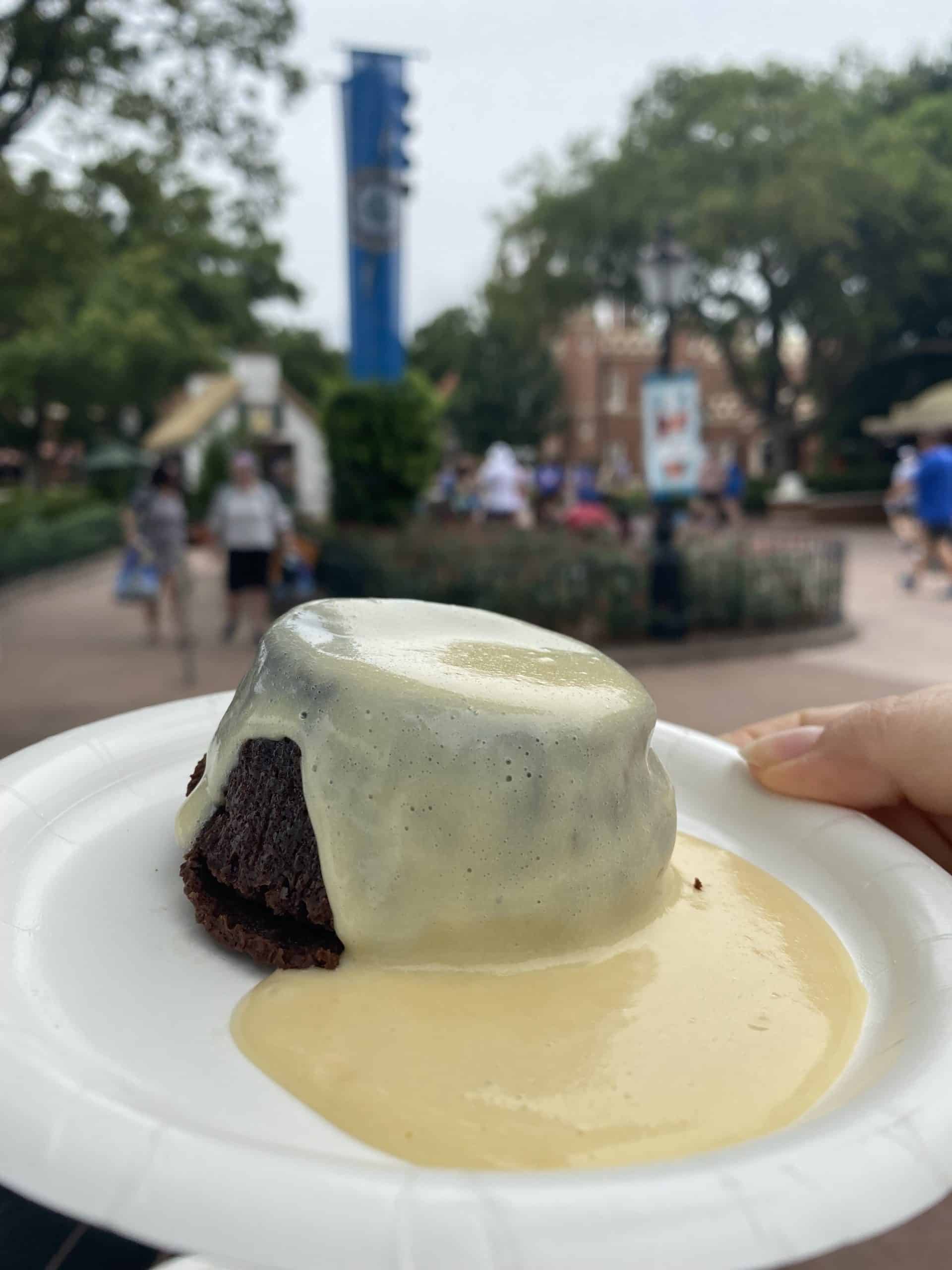 Bailey's Chocolate Lava Cake from Belgium at the Food and Wine Festival