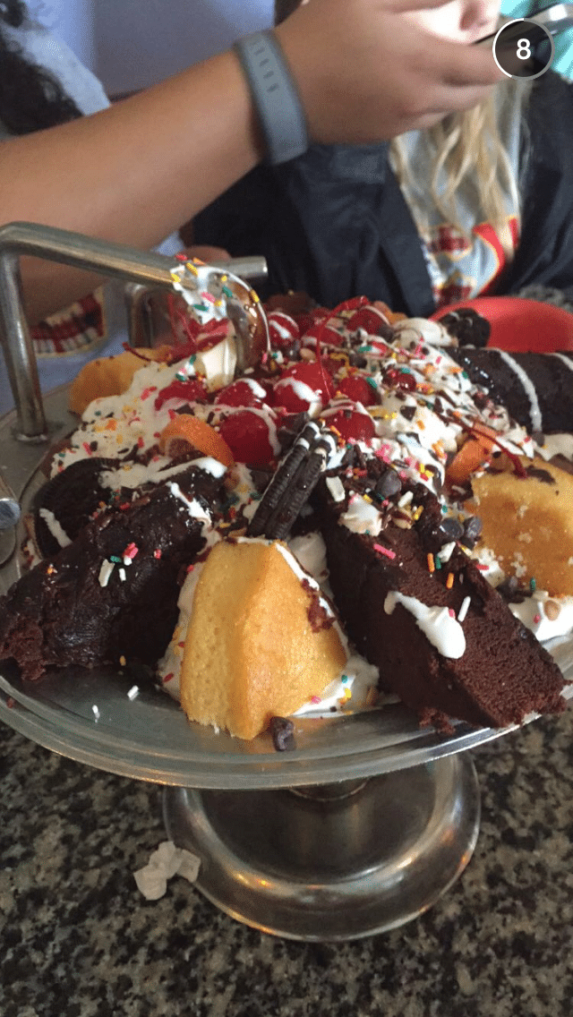 Kitchen Sink ice cream sundae from Beaches & Cream Soda Shop