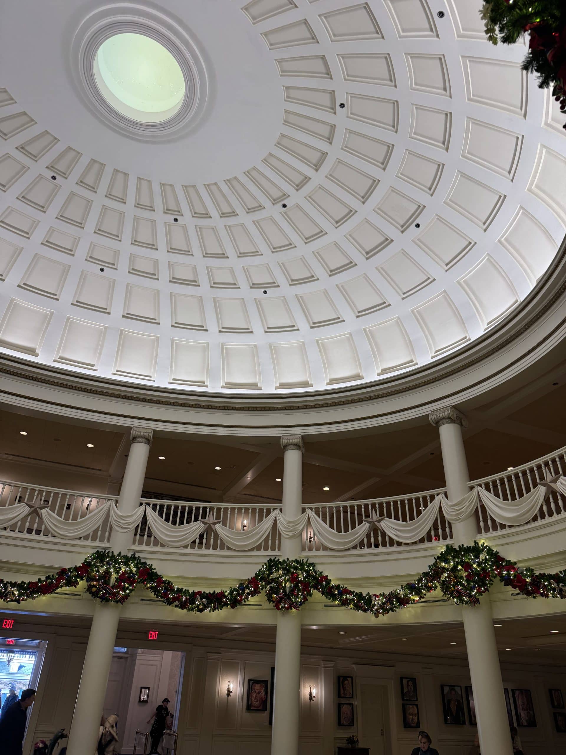 interior rotunda of the American Adventure attraction at Epcot