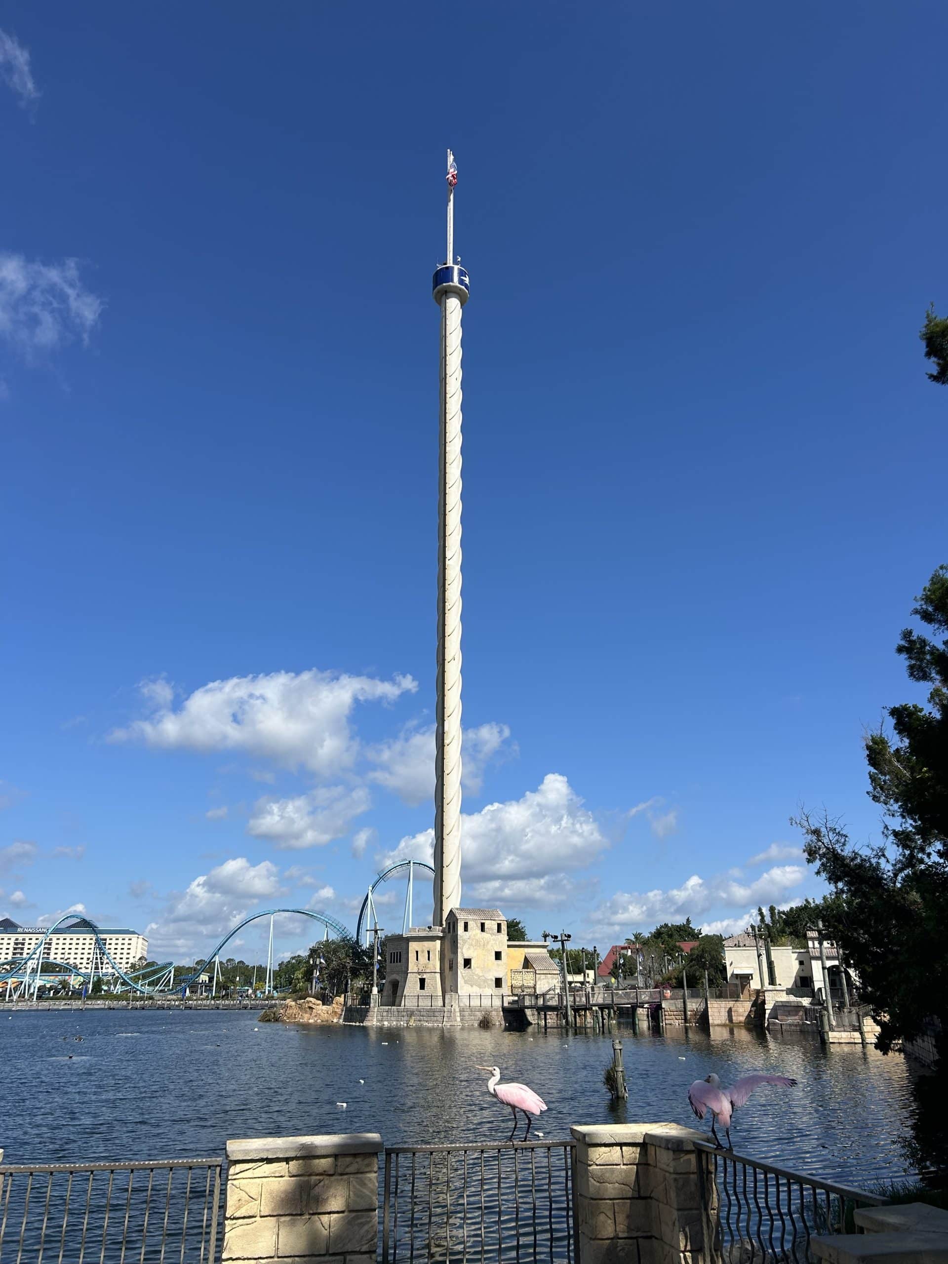 observation tower at Seaworld Orlando